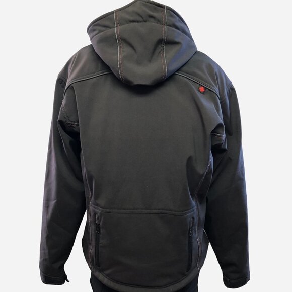 Joe Rocket Black Textile Fully Armored Motorcycle Jacket w/Removable Hood Small - Picture 2 of 14